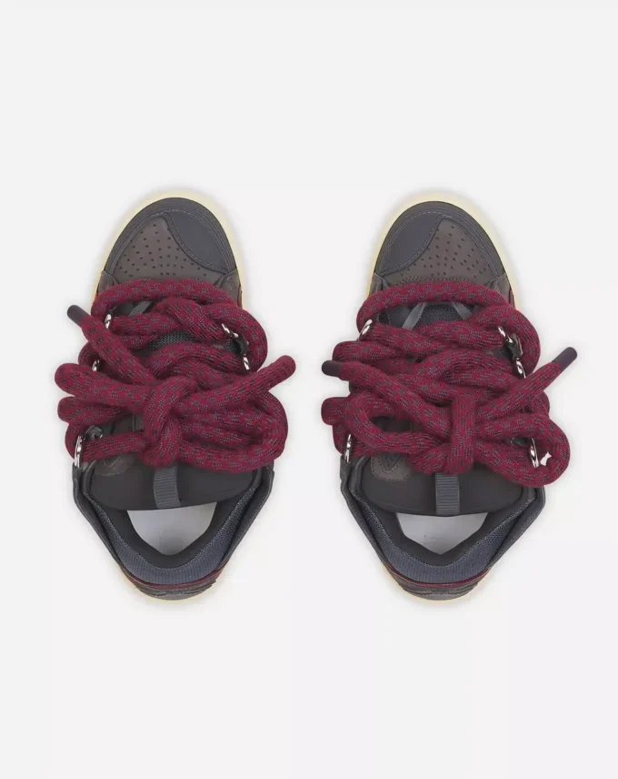 Curb Sneakers in Leather with Snake Laces Curb Sneakers in Leather with Snake Laces