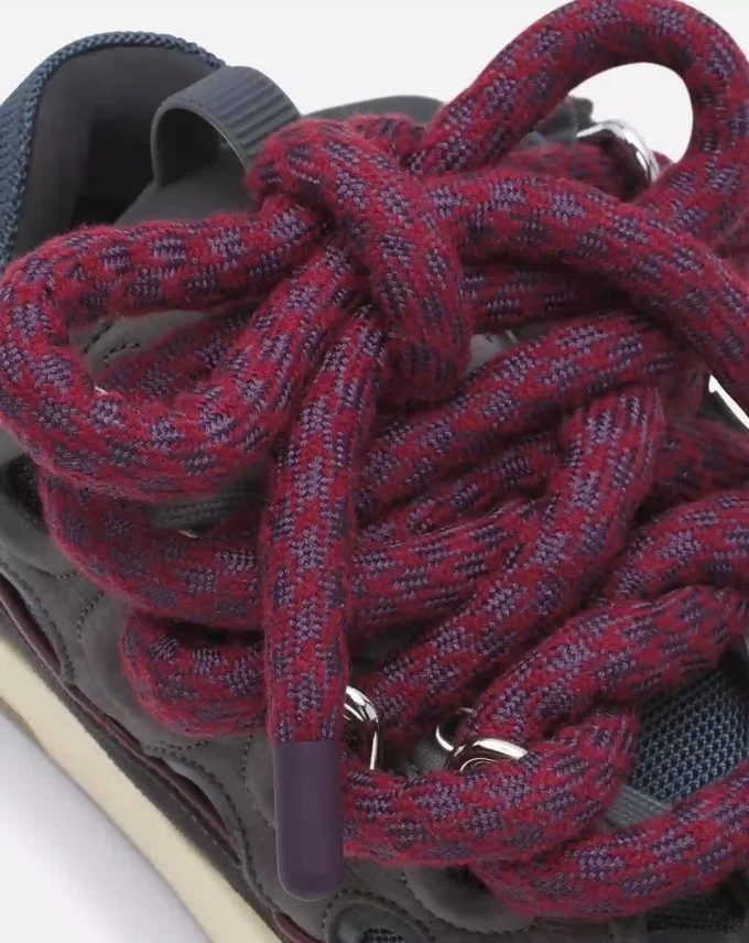 Curb Sneakers in Leather with Snake Laces Curb Sneakers in Leather with Snake Laces