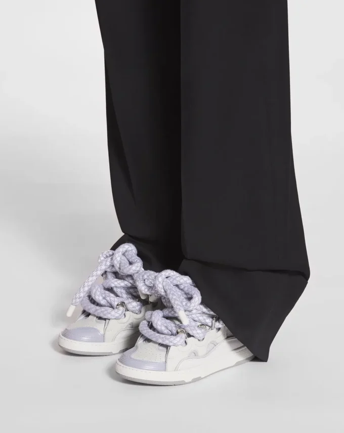 Curb Sneakers in Leather with Snake Laces Curb Sneakers in Leather with Snake Laces