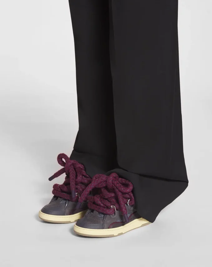 Curb Sneakers in Leather with Snake Laces Curb Sneakers in Leather with Snake Laces
