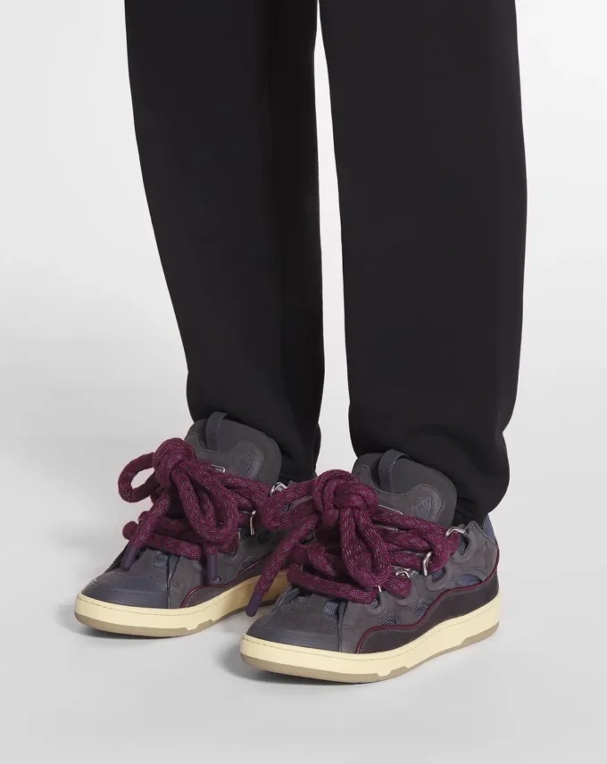 Curb Sneakers in Leather with Snake Laces Curb Sneakers in Leather with Snake Laces