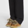 Curb Sneakers in Leather with Snake Laces