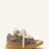 Curb Suede Sneakers with Mesh Laces Curb Suede Sneakers with Mesh Laces