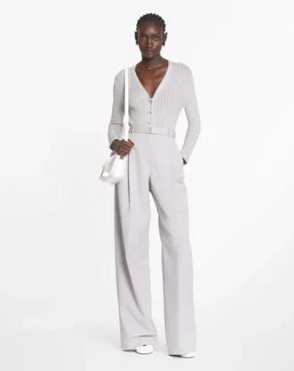 Darted Cotton Pants