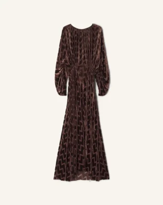 Devoré Velvet Dress