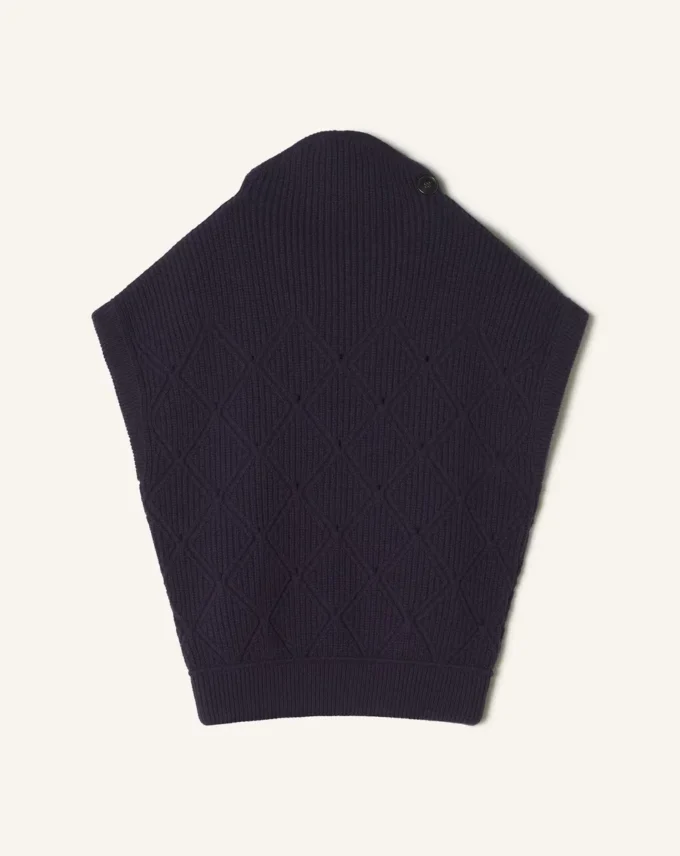 Diamond Detail Sleeveless Wool Sweater Diamond Detail Sleeveless Wool Sweater