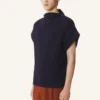 Diamond Detail Sleeveless Wool Sweater Diamond Detail Sleeveless Wool Sweater
