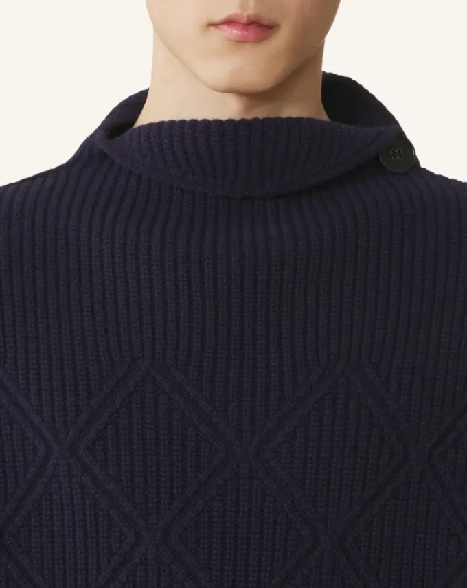 Diamond Detail Sleeveless Wool Sweater Diamond Detail Sleeveless Wool Sweater