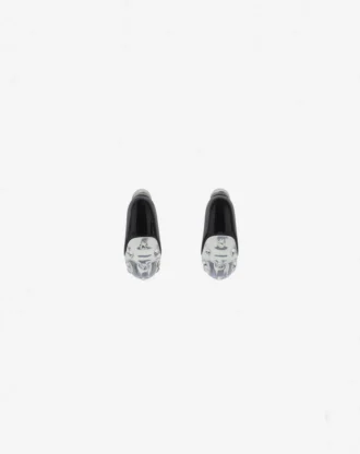 Fargo Rhinestone Large Hoop Earrings