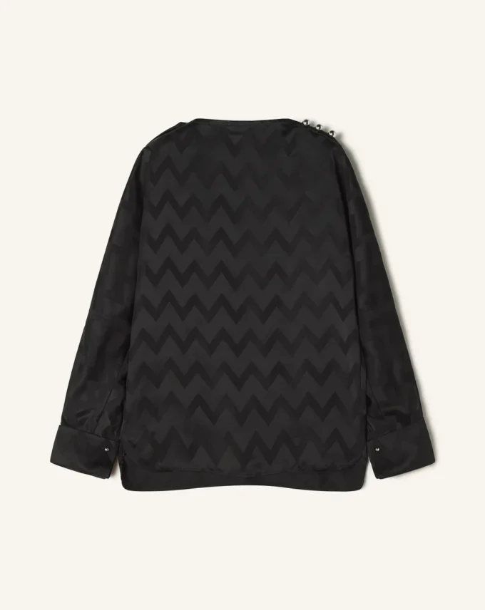 Fluid Top in Jacquard Viscose Fluid Top in Jacquard Viscose