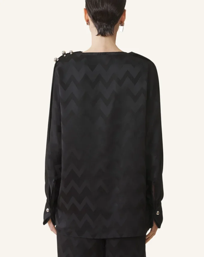 Fluid Top in Jacquard Viscose Fluid Top in Jacquard Viscose
