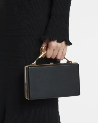 Fusion Cat Leather Clutch Bag