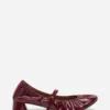 Heeled Mary Jane in Glossy Leather Heeled Mary Jane in Glossy Leather