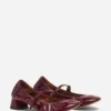 Heeled Mary Jane in Glossy Leather Heeled Mary Jane in Glossy Leather