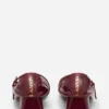 Heeled Mary Jane in Glossy Leather Heeled Mary Jane in Glossy Leather