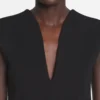 Jersey Top with a Plunging Neckline Jersey Top with a Plunging Neckline