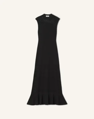 Lace Detail Dress in Viscose