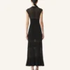 Lace Detail Dress in Viscose Lace Detail Dress in Viscose