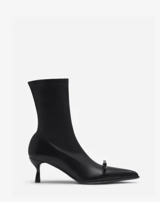 Lanvin Bow Ankle Boots in Leather Lanvin Bow Ankle Boots in Leather