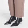 Lanvin Bow Ankle Boots in Leather Lanvin Bow Ankle Boots in Leather