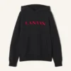 Lanvin Embroidered Cotton Hoodie Lanvin Embroidered Cotton Hoodie