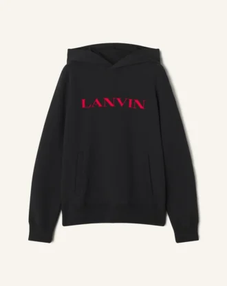 Lanvin Embroidered Cotton Hoodie