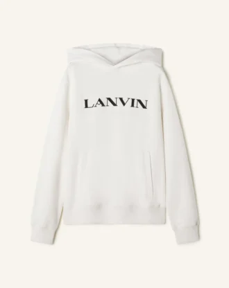 Lanvin Embroidered Cotton Hoodie