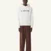 Lanvin Embroidered Cotton Hoodie Lanvin Embroidered Cotton Hoodie