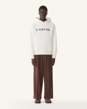 Lanvin Embroidered Cotton Hoodie