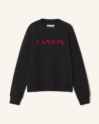 Lanvin Embroidered Cotton Sweatshirt