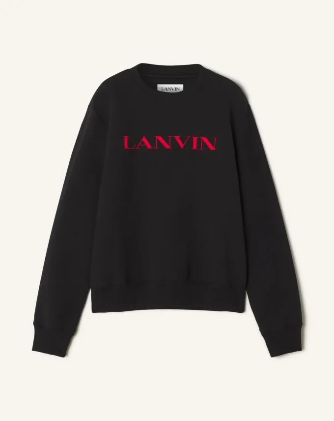 Lanvin Embroidered Cotton Sweatshirt Lanvin Embroidered Cotton Sweatshirt
