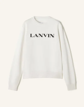 Lanvin Embroidered Cotton Sweatshirt
