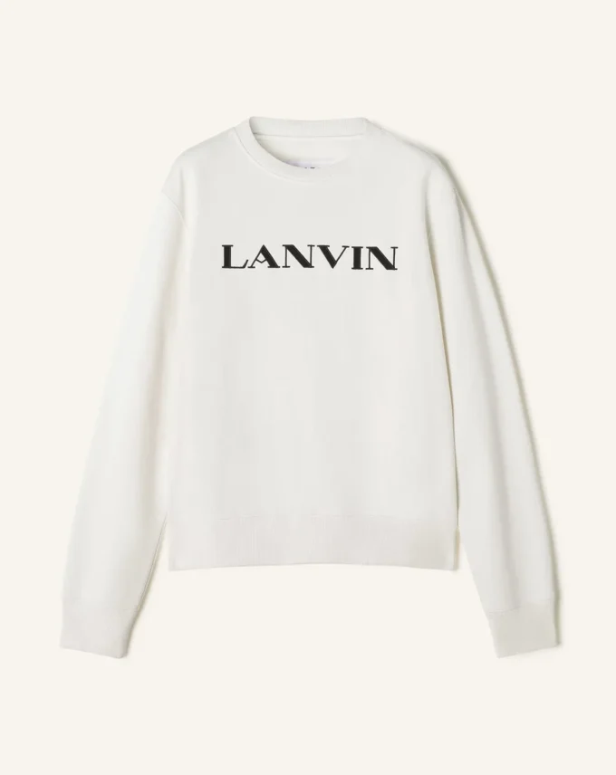 Lanvin Embroidered Cotton Sweatshirt Lanvin Embroidered Cotton Sweatshirt