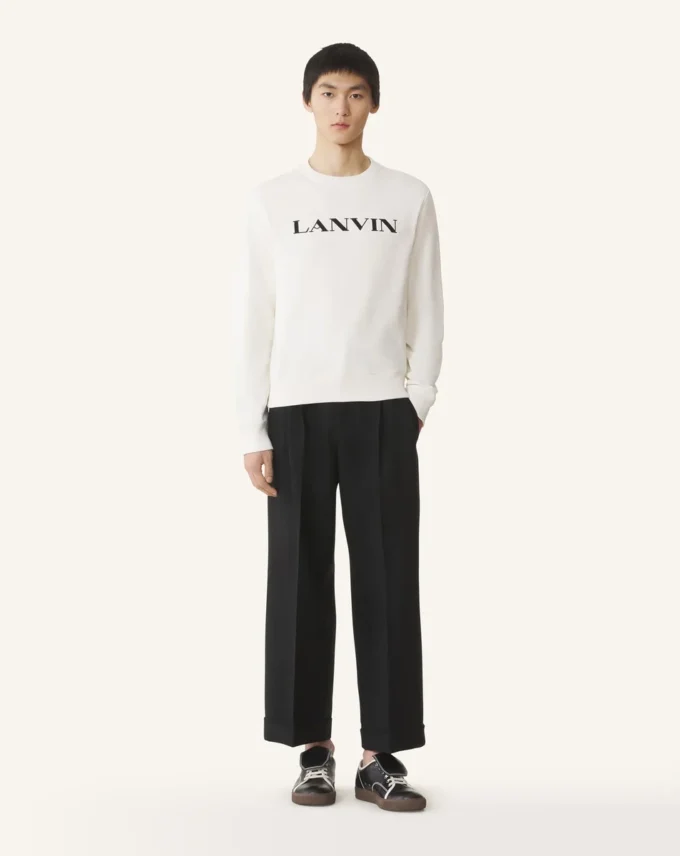 Lanvin Embroidered Cotton Sweatshirt Lanvin Embroidered Cotton Sweatshirt
