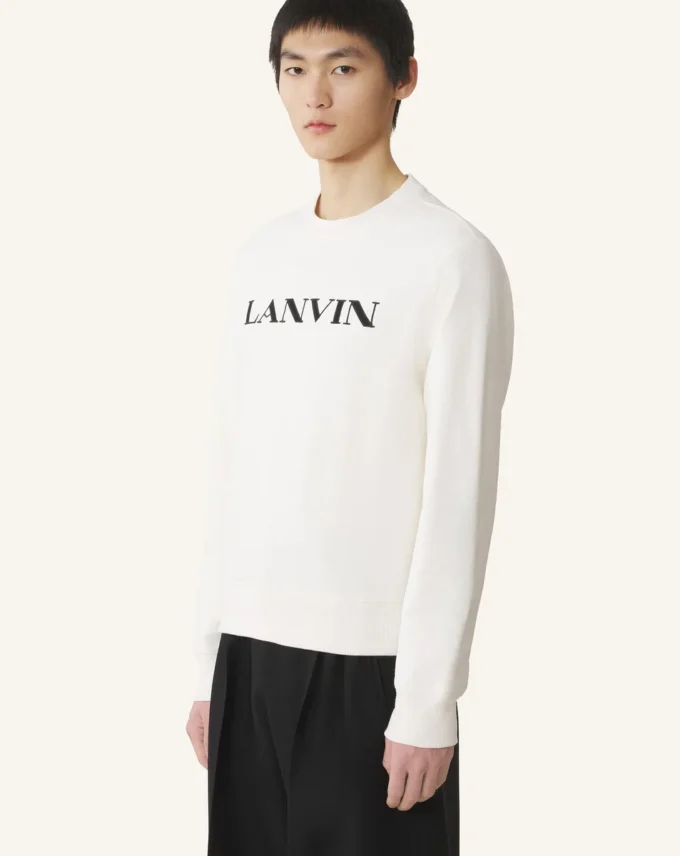 Lanvin Embroidered Cotton Sweatshirt Lanvin Embroidered Cotton Sweatshirt