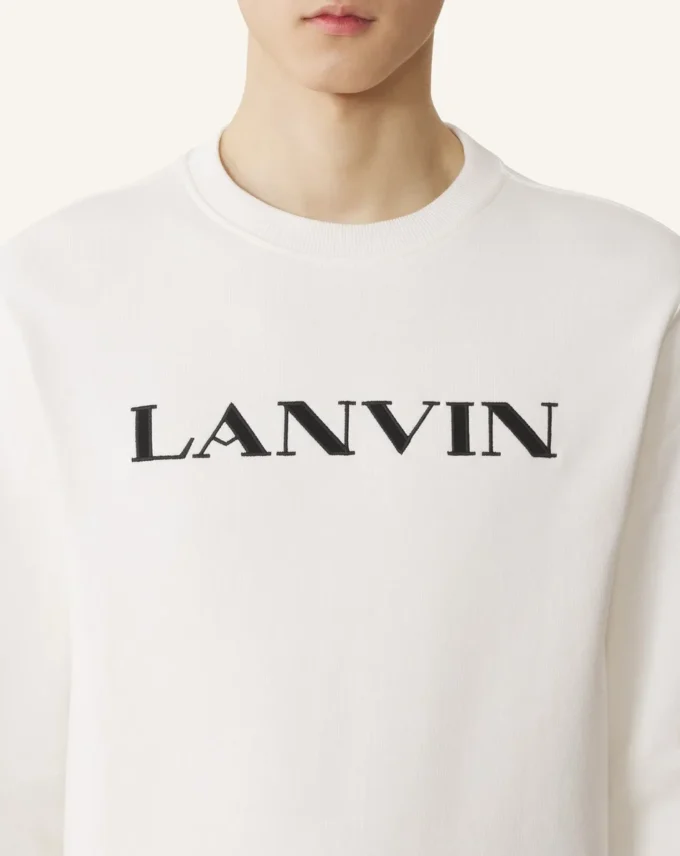 Lanvin Embroidered Cotton Sweatshirt Lanvin Embroidered Cotton Sweatshirt