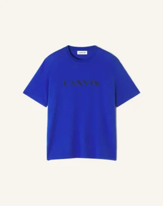 Lanvin Embroidered Cotton T-Shirt