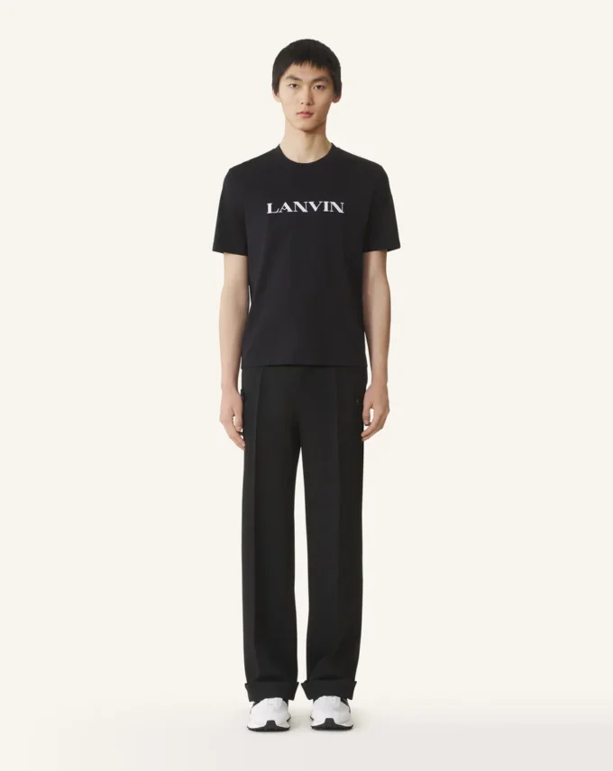 Lanvin Embroidered Cotton T-Shirt Lanvin Embroidered Cotton T-Shirt