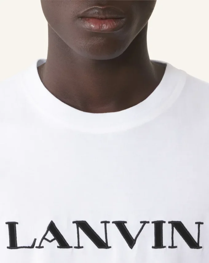 Lanvin Embroidered Cotton T-Shirt Lanvin Embroidered Cotton T-Shirt