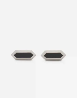 Lanvin Label Two-Tone Cufflinks