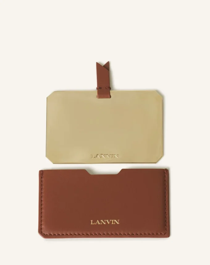 Lanvin Leather Mirror Holder Lanvin Leather Mirror Holder