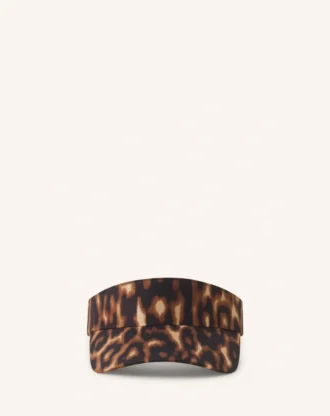 Lanvin Leopard Print Visor