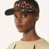 Lanvin Leopard Print Visor Lanvin Leopard Print Visor