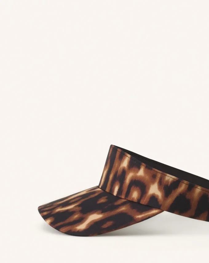 Lanvin Leopard Print Visor Lanvin Leopard Print Visor