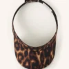 Lanvin Leopard Print Visor Lanvin Leopard Print Visor