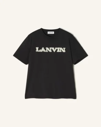 Lanvin Shearling Cotton T-Shirt