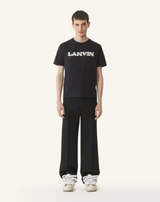 Lanvin Shearling Cotton T-Shirt