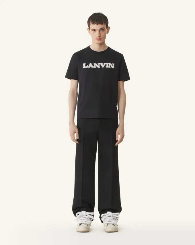 Lanvin Shearling Cotton T-Shirt Lanvin Shearling Cotton T-Shirt