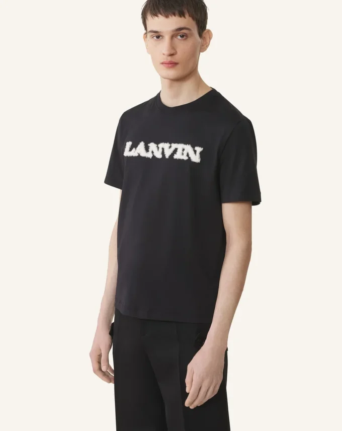 Lanvin Shearling Cotton T-Shirt Lanvin Shearling Cotton T-Shirt