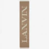 Lanvin Signature Fringed Wool Scarf Lanvin Signature Fringed Wool Scarf